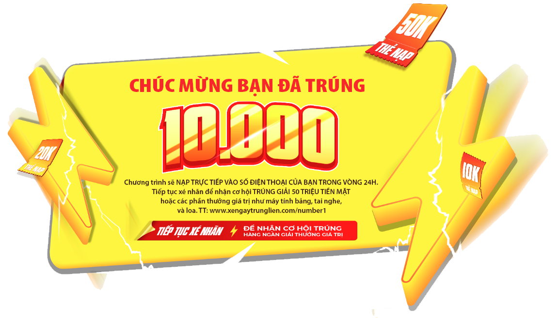 XÉ NGAY TRÚNG LIỀN
