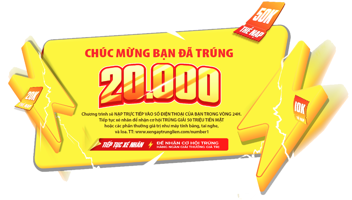 XÉ NGAY TRÚNG LIỀN